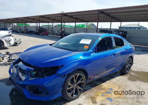 2018 Honda Civic Sport Touring z USA, uszkodzony, nr VIN SHHFK7H92JU234495